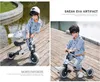 Bicicletas Ride-Ons Nuevo Transformar triciclo multifunción 4 en 1 Cochecito de bebé scooter Pedal Triciclo 2 ruedas Equilibrio Bicicleta Carro bebé Niños pequeños ki Q231017