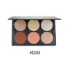 Correcteur romantique beauté 6 couleurs visage surligneur Blush maquillage Palette éclaircissant contour poudre or bronzant 231016