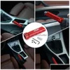 Racing - Car Aluminum Hand Brake Sleeve Handbrake Handle Protector Er With Sticker Pqy-Hbc11 Drop Delivery