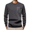 Felpe con cappuccio da uomo Felpa con zip a quarti Manica lunga da uomo Trend Sciolto Casual Girocollo Pullover Felpa con cappuccio Maglione a righe