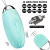 Jouets pour adultes 10 fréquences sans fil télécommande Gspot vibrateurs USB charge Clitoris stimuler saut oeuf vibrateur sexe pour les femmes 231017