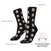 Men's Socks Cute Pig Animal Ham-gry Funny Puns (Dark BG) Men Women Cycling Novelty Spring Summer Autumn Winter Stockings Gift