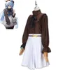 Cosplay Anime Gioco Genshin Impact Ganyu Gan Yu Costume Cosplay Parrucca Corno Liyue Donna Sexy Uniforme Hallowen Festa di Carnevale Gioco di Ruolo vestito