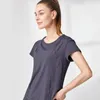 Yoga Outfit 4 Colours Women Short Sleeve Sportswear Fitness Clothing Sports T-Shirt Gym Workout Pilates Training Wear