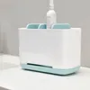 Toothbrush Holders Electric Toothbrush Holder Bedroom Storage Shelf Plastic Containers Baskets Home Organizer Accessories Makeup Dental Brush Rack 231013