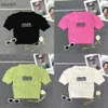Strass Letter T-shirt Womens Tops Designer Gebreide Tees Sexy Holle Trui Multi Color