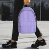 Zaino Zaini astratti rosa e blu Zaino per adolescenti Borse da scuola per studenti casual Zaino per laptop Borsa a tracolla di grande capacità