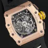 Chronograph Titanium Watch RM Wrist Watch Racing Machine Watch RM11-03 Original Diamond Set Chain Chronograph 18K Rose Gold Diamond Set D7d4