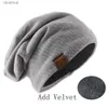 Beanie/Skull Caps Fashion Bonnet Hat For Men and Women Höst stickade fast färgskallar, mössor Spring Casual Soft Turban Hats Hip Hop Beaniel231017