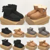 Girls Australia Style Snow Boots Top Quality Cute Cotton Slippers Waterproof Slip-on Children Winter Sheepskin Leather Boots Momen Brand IVG Designer Shoes 36-40