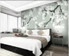 Wallpapers Aangepaste Muurschildering 3d Po Behang Magnolia handgeschilderde Bloemen En Vogels Home Decor Woonkamer Voor Muur 3 D In Rolls