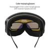 Gafas de esquí de doble capa UV400 antivaho hombres mujeres máscara de esquí al aire libre gafas proteger nieve suave snowboard 231017