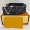 Cintura di design fibbia moda cintura in vera pelle Larghezza 3,8 cm 12 stili Alta qualità con scatola designer uomo donna uomo cinture di lusso AAAAA668