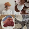 Chapéus Chapéus Soor Ploom Criança Beanie Menina Algodão Caps Crianças Cap Outono Primavera Malha Chapéu Vintage Todddler Boy Brand Design Acessórios para Bebês 231017