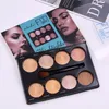 Eye Shadow 12 Color Matte trimning Makeup Palette Face Foundation White Brown Female Cosmetic Lätt att färga varaktigt Nature Water Proof 231016