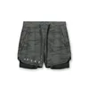 Herenshorts Joggers Zomer Sport Fitness 2-in-1 Dubbele Gym Hardlooptraining Sneldrogend Ademend Stretch