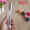 15 ml 20 ml 30 ml tom luftfria pumpflaskor silver transparent mini bärbar vakuum kosmetisk behandling rese flaska 100pcshigh kvantlty dtpj