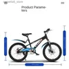 Cyklar Ride-ons Wolface 7-16 Years Mountain Bike 18 tum/20 tum/22 tum Högkolstålram Rambroms Bicycle Youth Scooter Dropshipping Q231018