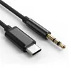 Universal 1M Type C USB To 3.5mm AUX Audio Jack Adapter Cable With Retail Box For Samsung Galaxy Huawei / Xiaomi Android Phone