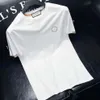 2022 Summer new Men's T-Shirts simple thin white round neck half-sleeved designer men's slim drill Asian yardage M-X333p