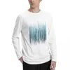 Men's Polos Grunge Dripping Turquoise Misty Forest Long Sleeve T-Shirts Oversized T Shirt Boys Animal Print Mens Shirts Pack