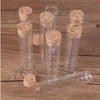 24pcs 60ml Boyut 30*120mm Test Tüpü Cork Stopper Spice Şişeleri Konteyner Kavanozları Flakonlar Diy Craftgood Miktar Eafo