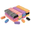 Nail Files 102040Pcs Mini Nails Sponge File Buffer Block Double Color Buffing Sanding Pedicure Manicure Tool Gel Suplies Accessories 231017