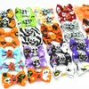 Odzież dla psów 100pc/partia Halloween Łokary włosów mieszanka Style Skull