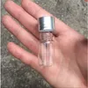 7mlガラスボトルスクリューキャップシルバーアルミニウム蓋の空の瓶バイアル密閉容器100pcsgood数量gvqkt