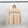 Högkvalitativ mäns vårhöst Pullover Casual Men Capless Sweatshirt Classic Letter Trend Logo Luxury Man Fashion Warm Top T-shirt