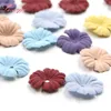 Decorative Flowers 30PCS Small Exquisite Leather Handmade Artificial Flower Petal Wedding Decor Scrapbooking DIY Craft Fake Supplies