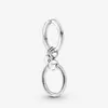 100% 925 Sterling Silver Moments Charme Porte-clés Fit Original Européen Charme Pendentif Mode Femmes Bijoux De Mariage Accessor294v