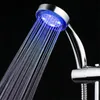 Cabezales de ducha de baño Cabezal de ducha LED de 7 colores Romántico Cambio automático de color Cabezal de ducha LED Ahorro de agua Boquilla rociadora de mano Suministro de baño 231013