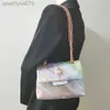 Cross Body Kurt Geiger Ny ankomst Shiny Glitter Mini Rainbow Handbag Colorful Sequin Cross Body Designer Bagqwertyui879