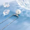 Pendentifs KOFSAC mignon/romantique collier de perles pendentif pour les femmes cadeau d'anniversaire élégant mode 925 argent colliers bijoux