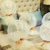 Outros suprimentos para festas de eventos 50pcs 5/10/18/20/24/36 polegadas bobo balão bolha natal casamento festa de aniversário decoração balão criança led balão de hélio 231017