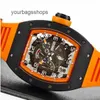 Marque Montre De Luxe Montre-Bracelet RM Montre-Bracelet Rm030 Rm030 Céramique Orange Tempête Édition Limitée Mode Loisirs Sports Poignet TAQV I626