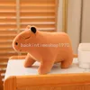 Poupée en peluche Capybara pelucheuse 20/36cm, jouet en peluche Kawaii Capybara, Simulation d'animaux en peluche, cadeau d'anniversaire pour enfants, décoration de la maison