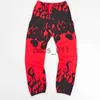 Męskie spodnie wiosna jesień preski dresowe mężczyzn High Street Hip Hop Printing Pants Jogger Pants x1017