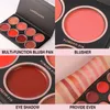 Concealer rodnad Highlighter Powder Palette 8Color Matt Blush Hög skiva Lyser komplex Natural Palette Rouge Cream 231016