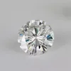 Offrez le certificat Test positif IJ couleur ronde brillant coupe 1ct 6 5mm VVS clarté laboratoire cultivé diamant Moissanite pour boucle d'oreille 1234Z