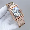 Luxury Tank Watches Quartz Movement Watch Mens Womens Automatic Gold Ladies for Mechanical