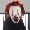 Maschera di Halloween Maschera in lattice Cosplay Costume spaventoso Joker Maschera cosplay da clown horror