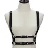 Leder Harness Goth Punk Körper Kette Für Frauen Strumpfbänder Strap Bondage Neckholder Kragen Gothic Taille Schulter Halskette Harajuku Pen276C