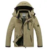 Parka invernale da uomo Parka invernale da uomo più cappotti antivento caldi in velluto giacche militari con cappuccio da uomo casaco masculino casacos soprabito da uomo 231017