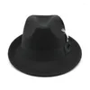 Berets Felt Flat Top Chapéu Fedora para Homens Adulto Performances de Palco Tema Festa Cap Oktoberfest Dress Up Traje Panamá