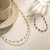 Kedjor kvinnor halsband dekorativa armband smycken fest dekoration