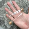 Mini Glass Crafts Bottles Burkar med Cork Empty Small Wishing Bottle Decoration Injektion Gift 100st Good Qty Wtmro