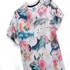 3D T-skjortor fin t-shirt män kvinnor sommarstoppar tees skjorta 3d tryck vackra rosor blommor haj märke 3d t-shirt asia plus size225l