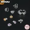 Stud Wostu 925 Sterling Srebrny szkielet szkieletu Dyniowe Luminous Studs Original Special Design Ear Studs Kobiet mężczyzn Punk Biżuter Prezent 231016